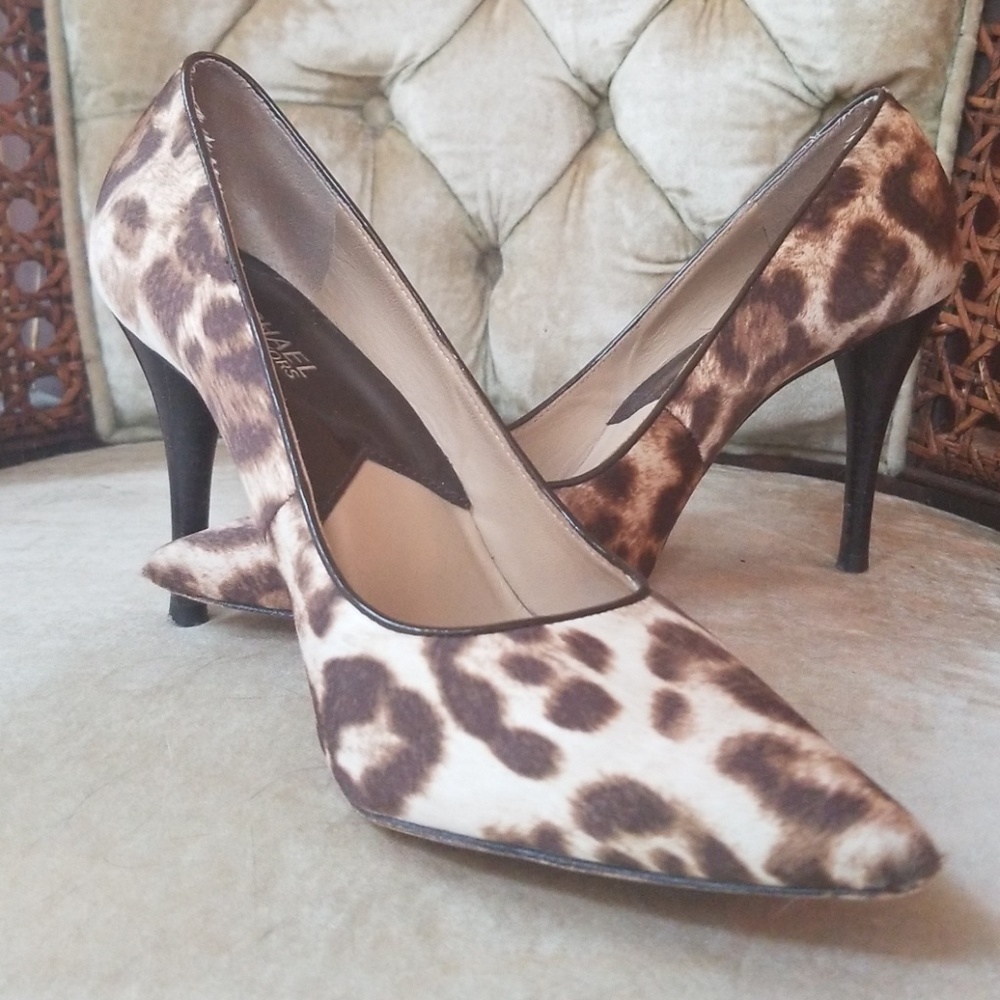 Michael Kors Leopard print pumps (see comment)